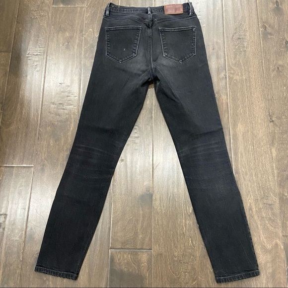 Madewell Skinny Skinny Ankle High Riser Gray Jeans size 26 - Picture 2 of 8